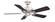 Edgewood 44 inch Indoor/Outdoor Ceiling Fan - Brushed Nickel with Dark Walnut blades (90|FP9044BNW)
