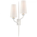 Iberia Double Right Sconce (279|JN 2077PW-L)
