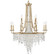 Gabrielle 12 Light Antique Gold Chandelier (205|GAB-B7312-GA)