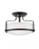 Medium Semi-Flush Mount (87|3641BK)