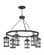 Large Single Tier Chandelier (87|2689BK-LL)