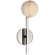 Pedra Petite Tail Sconce (279|KW 2620PN-ALB)