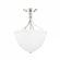 1 LIGHT SEMI FLUSH (57|2811-PN)