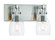 Tiberia - 2 Light Bath (10|2272-84B)
