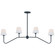 Keenan 48'' Black Forged Linear Chandelier (205|KEE-A3004-BF)