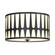 Royston 3 Light Black Flush Mount (205|ROY-800-BK)