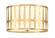 Royston 3 Light Antique Gold Flush Mount (205|ROY-800-GA)