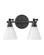 Small Adjustable Two Light Vanity (87|51182BK)