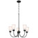 Chandelier 5Lt (2|52443BK)