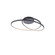 MARQUES 22IN FLUSH MOUNT 3000K (1357|FM-43222-BK)