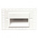 LED STEP LGT 120V RECT SCOOP TL 2700K (1357|WL-LED100TR-27-WT)