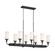 Linear Chandelier 8Lt (2|52453BKT)