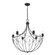 Chandelier 6Lt (2|52462BKT)