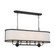 Heddle 42.5'' 8 Light Linear Chandelier Textured Black (2|52467BKT)