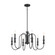 Chandelier 6Lt (2|52470BK)