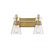 Lakewood 2-Light Bathroom Vanity Light in Warm Brass (128|8-1830-2-322)
