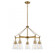 Lakewood 5-Light Chandelier in Warm Brass (128|1-1832-5-322)