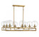 Crosby 8-Light Chandelier in Warm Brass (128|1-1861-8-322)