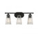 Chantilly 3-Light Bathroom Vanity Light in Matte Black (128|8-1745-3-BK)