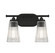 Chantilly 2-Light Bathroom Vanity Light in Matte Black (128|8-1745-2-BK)
