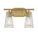Chantilly 2-Light Bathroom Vanity Light in Warm Brass (128|8-1745-2-322)