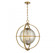 Pearl 3-Light Pendant in Warm Brass (128|7-1872-3-322)