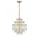 Luna 3-Light Mini Chandelier in Warm Brass (128|1-1865-3-322)