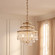 Luna 3-Light Mini Chandelier in Warm Brass (128|1-1865-3-322)