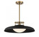 Gavin 1-Light Pendant in Matte Black with Warm Brass Accents (128|7-1690-1-143) Gavin 1-Light Pendant in Matte Black with Warm Brass Accents (128|7-1690-1-143)