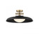 Gavin 1-Light Ceiling Light in Matte Black with Warm Brass Accents (128|6-1685-1-143)