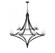 Director 12-Light Chandelier in Matte Black (128|1-1672-12-89)