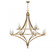 Director 12-Light Chandelier in Warm Brass (128|1-1672-12-322)