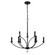 Mila 28'' Black Chandelier (205|MIL-8009-BK)