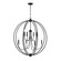 Libby Langdon for Crystorama Sylvan 8 Light Black Forged Chandelier (205|2246-BF_NOSHADE)