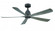 Kute5 52 inch Indoor/Outdoor Ceiling Fan - Matte Greige with Weathered Wood blades (90|FPD5534GR)