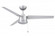 PC/DC 52 inch Indoor/Outdoor Ceiling Fan - Silver (90|FPD7617SLW)