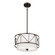 Pendant/Semi Flush 3Lt (2|52074BK)