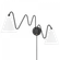 Onda Plug-In Sconce (6939|HL699102-SBK)