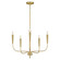 Vela-Single-Tier Chandelier (19|24815SBR)