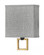 Single Light Sconce (87|41301BK)
