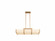 Orleans 5-Light Linear Chandelier in Distressed Gold (128|1-2330-5-60)