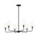 Chandelier 6Lt (2|52516BK)