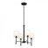 Mini Chandelier 4Lt (2|52504BK)