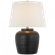Nora Medium Table Lamp (279|MF 3638BLK-L)