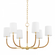 6 LIGHT CHANDELIER (57|3534-AGB)