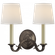 Channing Double Sconce (279|TOB 2121BZ-L)
