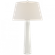 Fluted Spire Large Table Lamp (279|CHA 8906WHT-L)