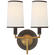 Elkins Double Sconce (279|TOB 2068BZ/HAB-L/BT)