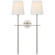 Bryant Large Double Tail Sconce (279|TOB 2025PN-L)
