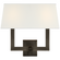 Square Tube Double Sconce (279|SL 2820BZ-L2)